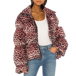 LPA Pink Leopard Sora Jacket